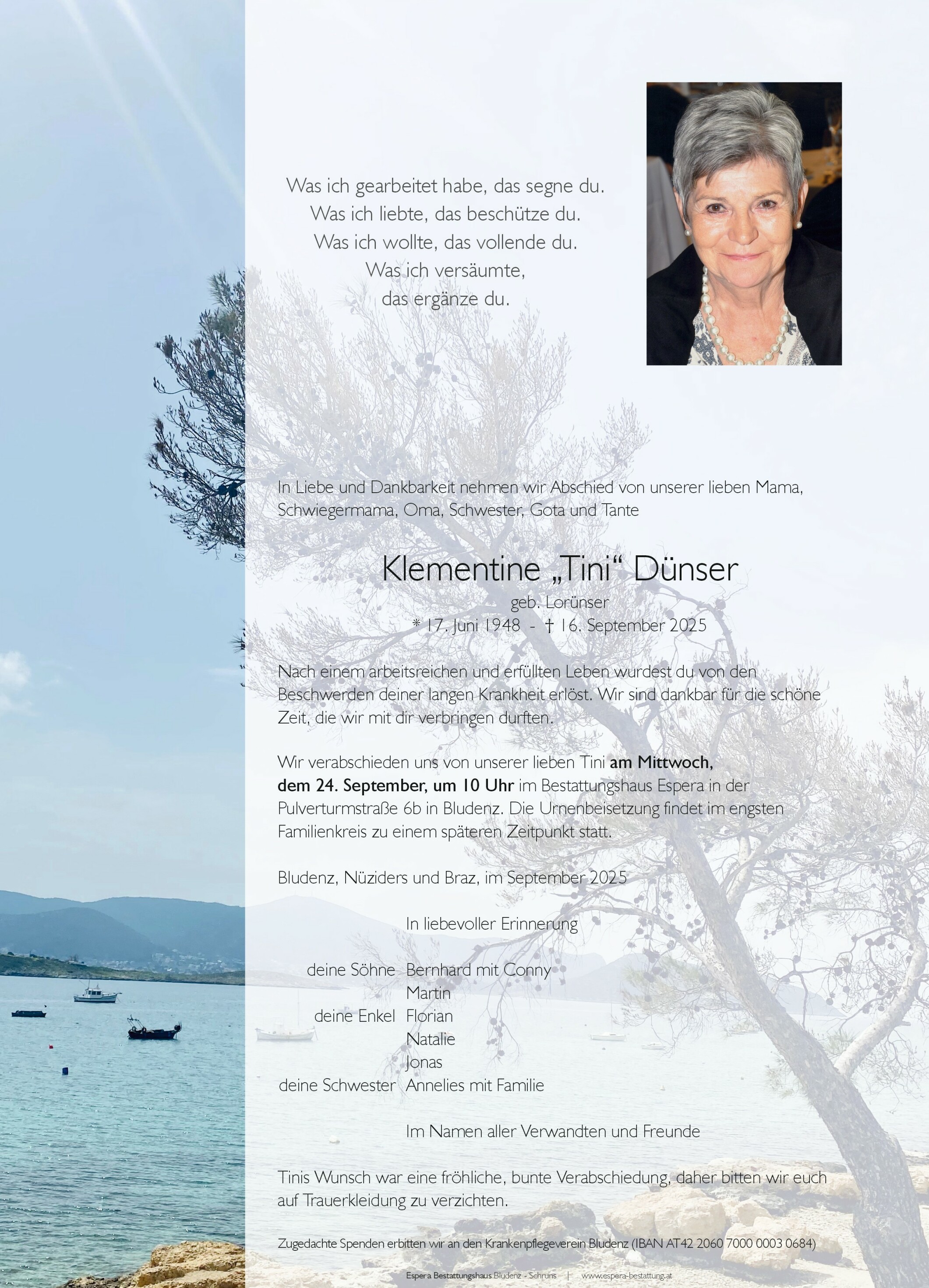 Klementine "Tini"  Dünser